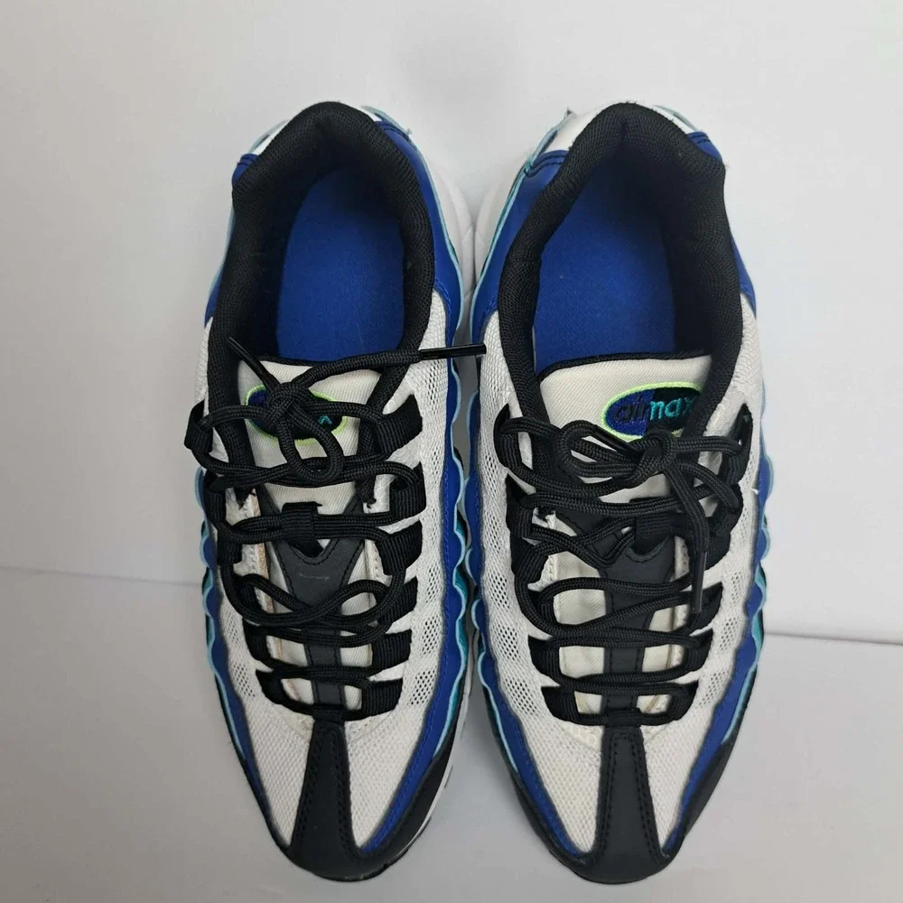 Nike Air Max 95 Sneaker Kids 5.5Y GS Oracle Aqua Comfort Lace Up Walking Shoes